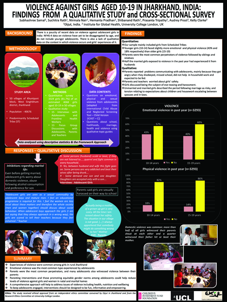 Adolescent baseline qualitative findings